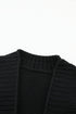 Open Front Chunky Knit Cardigan